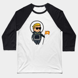 Bitcoin To The Moon, Tendies, Wallstreetbets, WSB, Investor Gift, Diamond Hands, Meme Baseball T-Shirt